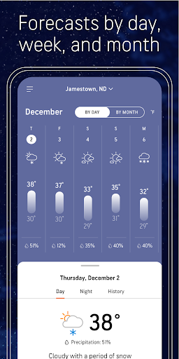 AccuWeather : radar météorologique