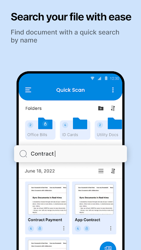 Screenshot of QuickScan: Document Scanner