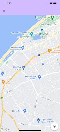 Android application Batumi bus screenshort