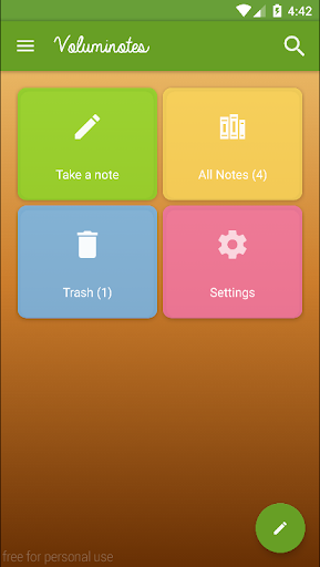 Voluminotes Screen 2