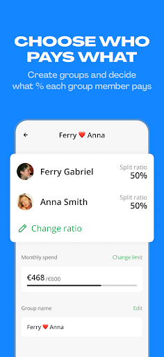 Cino – auto-split bills Screen 3