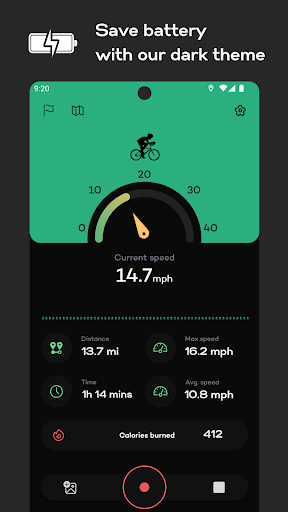 Screenshot of Bike Computer - Combike