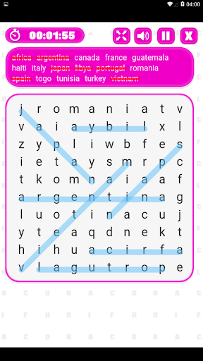 WORD SEARCH GAME