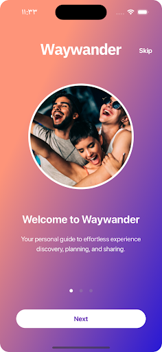 Android application Waywander screenshort