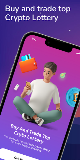 Android application Crypto Lottery screenshort