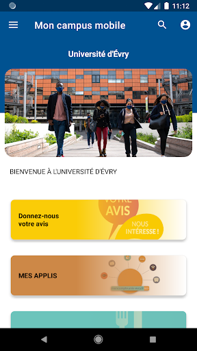 Android application OFil UnivEvry screenshort