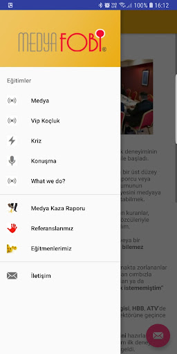 Android application MedyaFobi screenshort