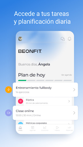 Android application BEONFIT® screenshort