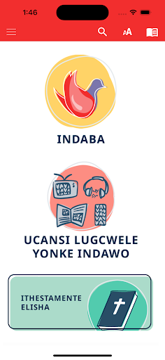 Android application Reach4Life isiZulu screenshort