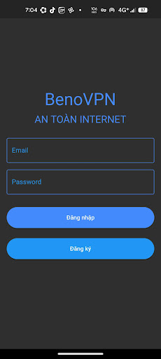 Android application BenoVPN screenshort