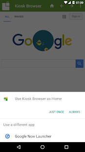 Kiosk Browser Lockdown Screenshot