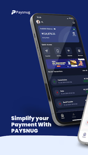 Android application Paysnug Africa (beta) screenshort