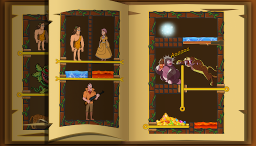 The Jungle Chaos: Pin Puzzle Screen 2