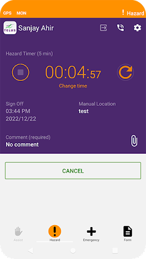 TELUS Connected Worker Screen 3