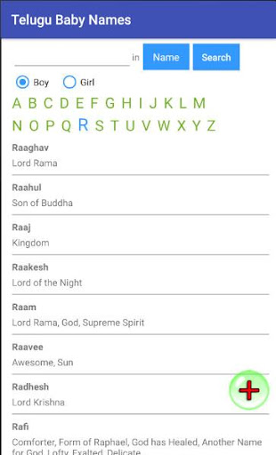 Telugu Baby Names and Meanings