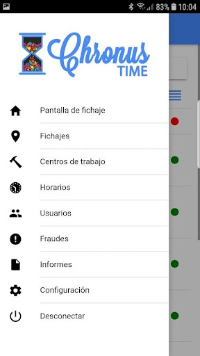 Android application Chronus TIME screenshort