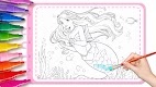 screenshot of Mermaid Coloring:Mermaid games