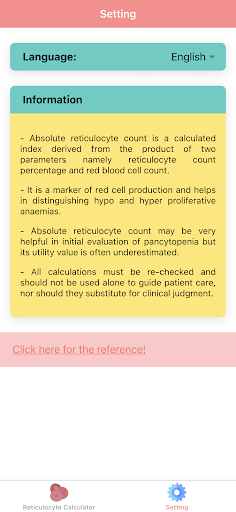 Absolute Reticulocyte Count Screen 2