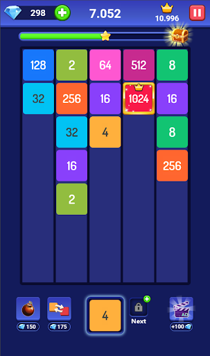Merge Block - Number Game Screen 3