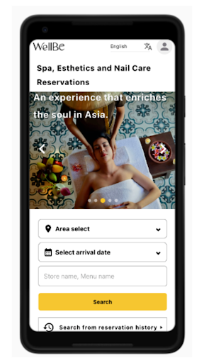 Android application WellBe screenshort
