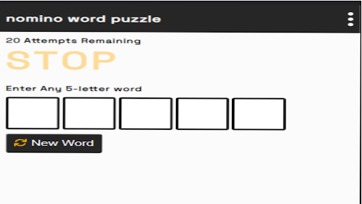 nomino word puzzle Screen 3