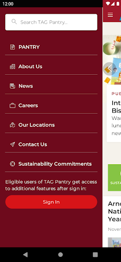 TAG Pantry Screen 2