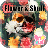 Cool Theme-Flower Skull- icon