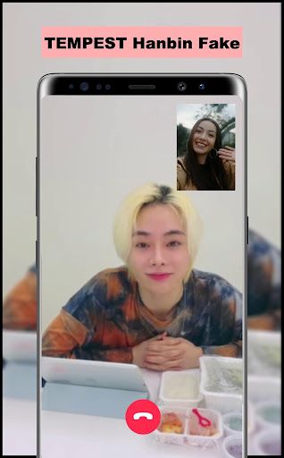 TEMPEST Hanbin Fake Call Screen 2