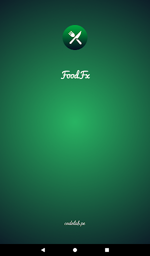 Android application FoodFx screenshort