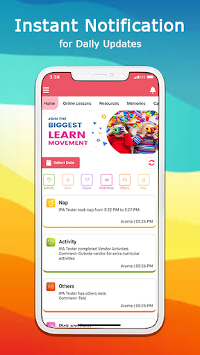 Android application ProEves Edge (Parent) screenshort