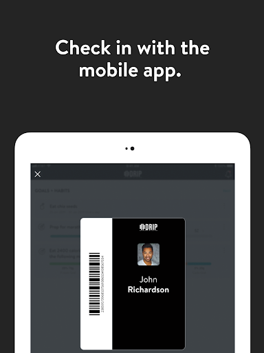 Screenshot of Drip Athletic Club