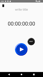 Stopwatch: simple and cute