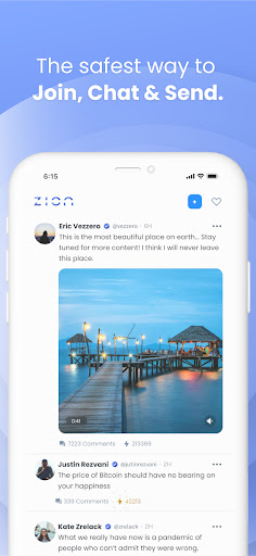 Android application Zion - Create Openly screenshort