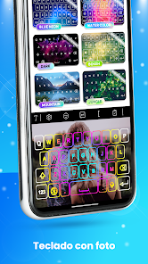 Screenshot 11 Neon LED Keyboard: Teclado LED android