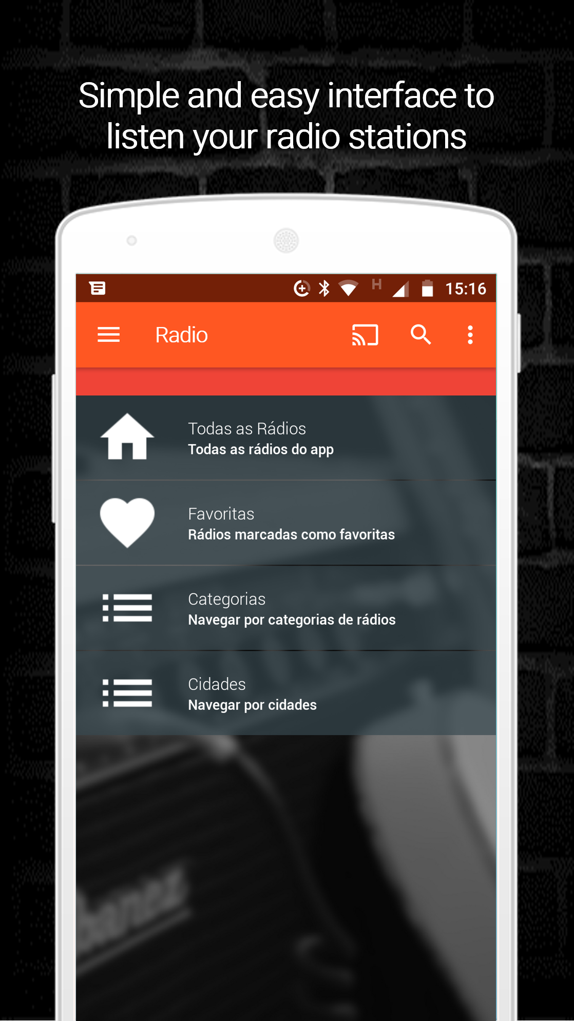 Android application Texas Radio Stations screenshort