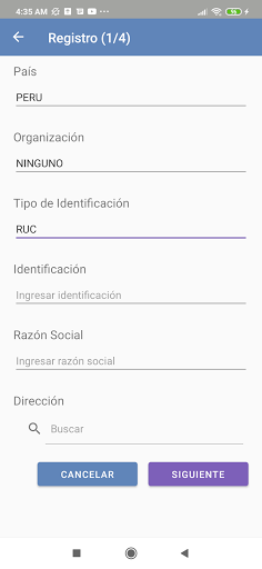 Bateas Mobile Screen 2