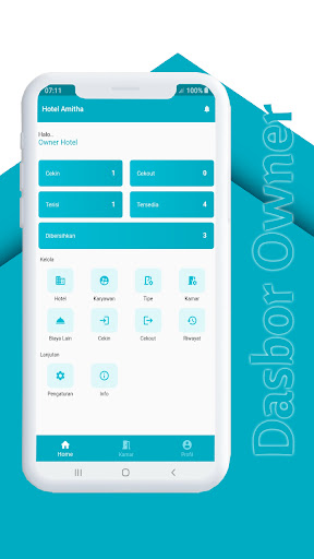 Android application Hotel Simply - Manajemen Hotel screenshort