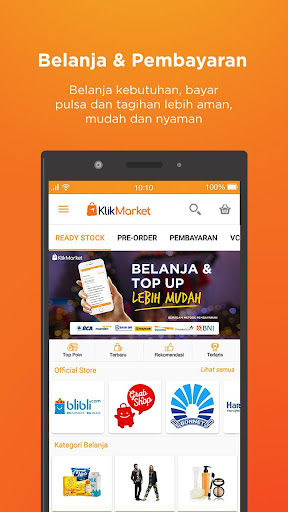 Android application KLIK Market screenshort