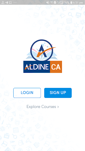Android application Aldine Learning screenshort