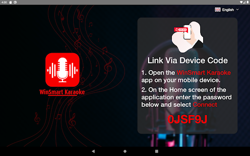 Android application WinSmart Karaoke Box screenshort