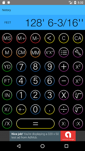 Concrete Calculator Screen 3