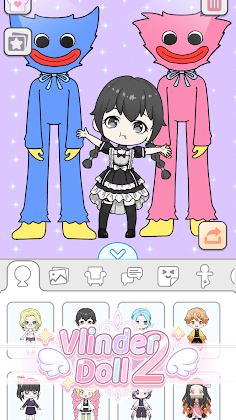 Vlinder Doll 2-dress up games - Screenshot 1