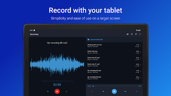Easy Voice Recorder Pro Screenshot