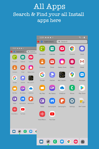 Screenshot of Mac OS Style Launcher -Desktop