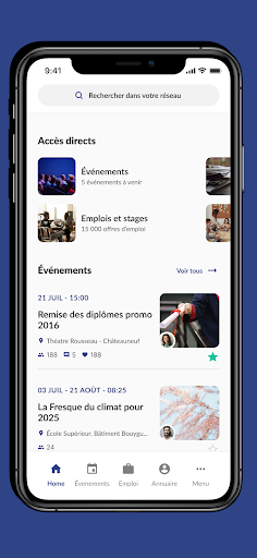 Dauphine Alumni Screen 2