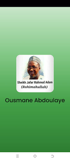 Android application Qiraa Sheikh Jaafar Mahmud screenshort