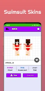 Swimsuit Skins for MCPE