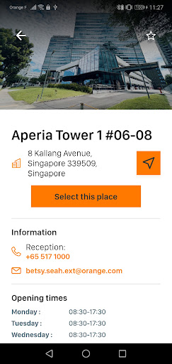 Android application Facilities Now World screenshort