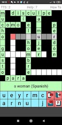 English Spanish Crossword