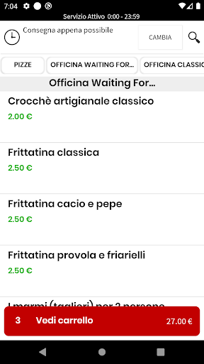 Android application 380 Gradi screenshort